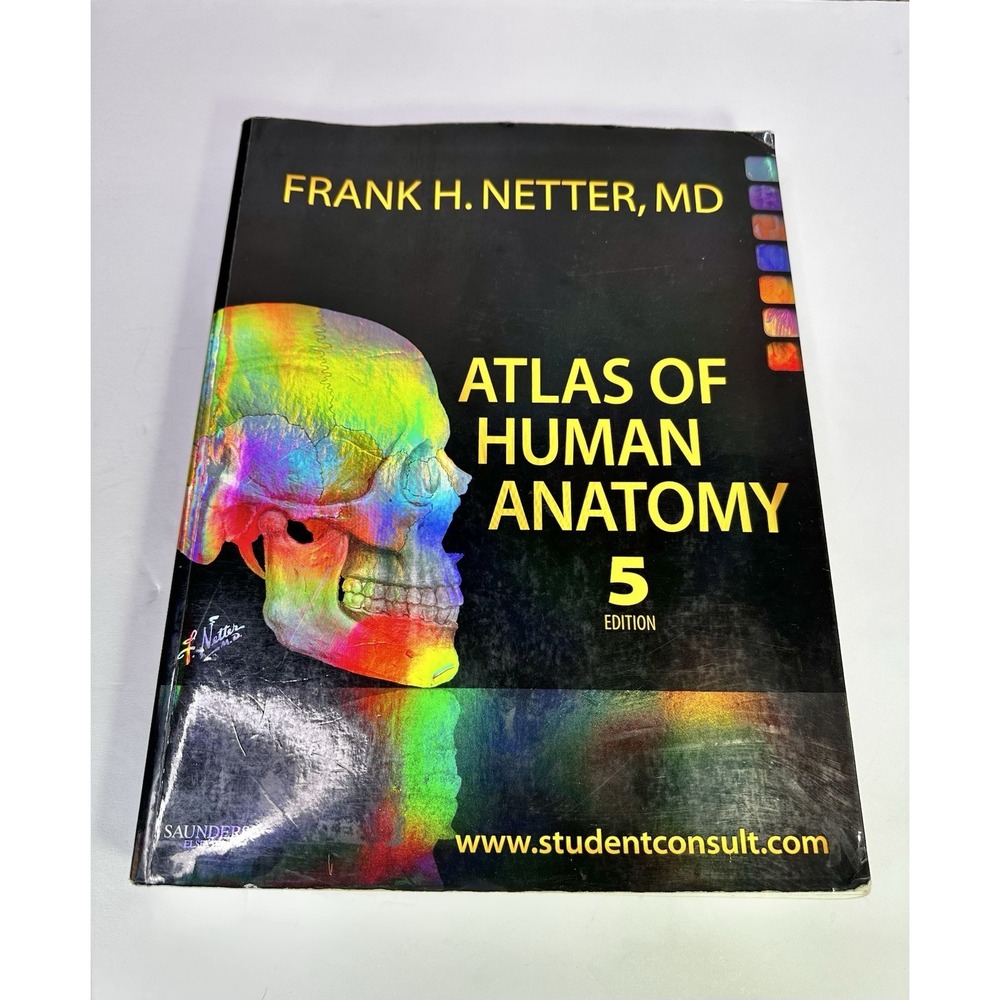 Atlas of Human Anatomy Fifth Edition by Frank H. Netter, MD 2011 Preowned Good